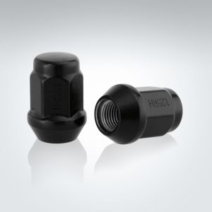 Closed Black Tapered Nut - 19mm Hex