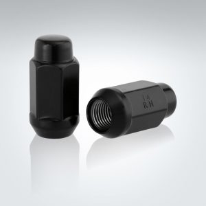 Closed Black Tapered Nut - 21mm Hex