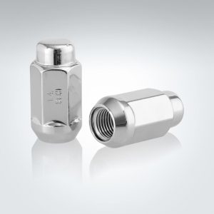 Closed Chrome Tapered Nut - 45mm Length