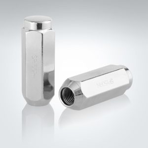Closed Chrome Tapered Nut - 60mm Length