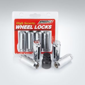 Closed Long Chrome Tapered Lock Nut